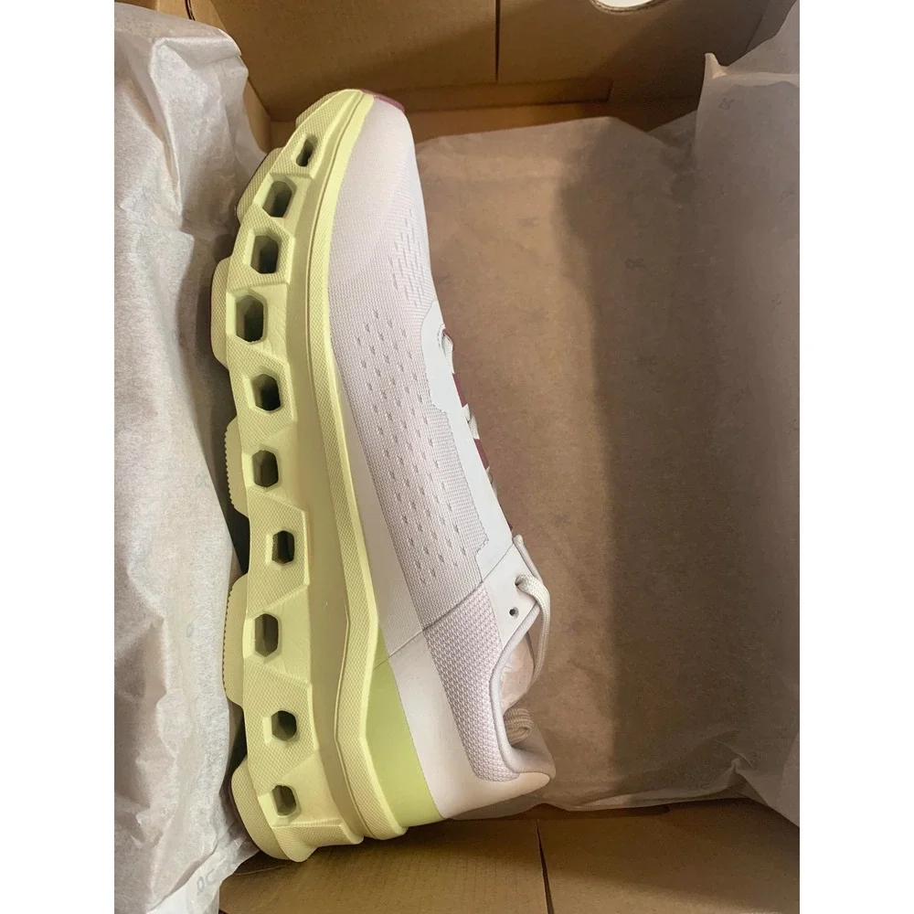 On Running Cloudmonster Mens 10 Frost Acacia Road Running Shoes 61.97786 NEW